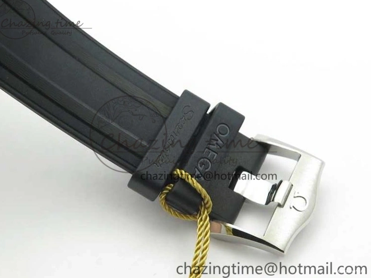 0410 2019 Seamaster Diver 300M OMF Best Edition Black Ceramic White Dial on Black Rubber Strap A WaterResistant 7938